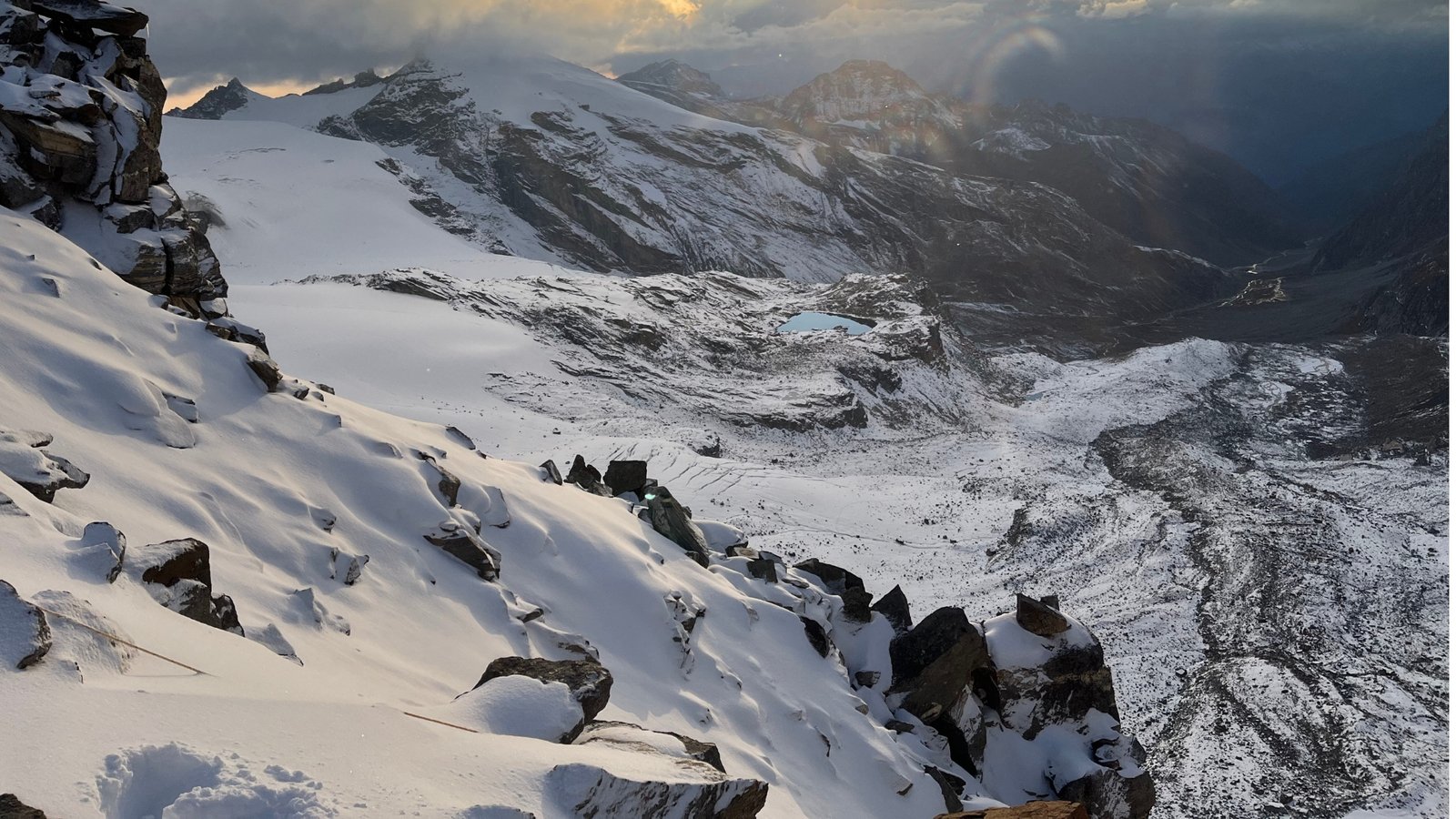 Mt. Deo Tibba Peak expedition photograph from Kailasa Treks